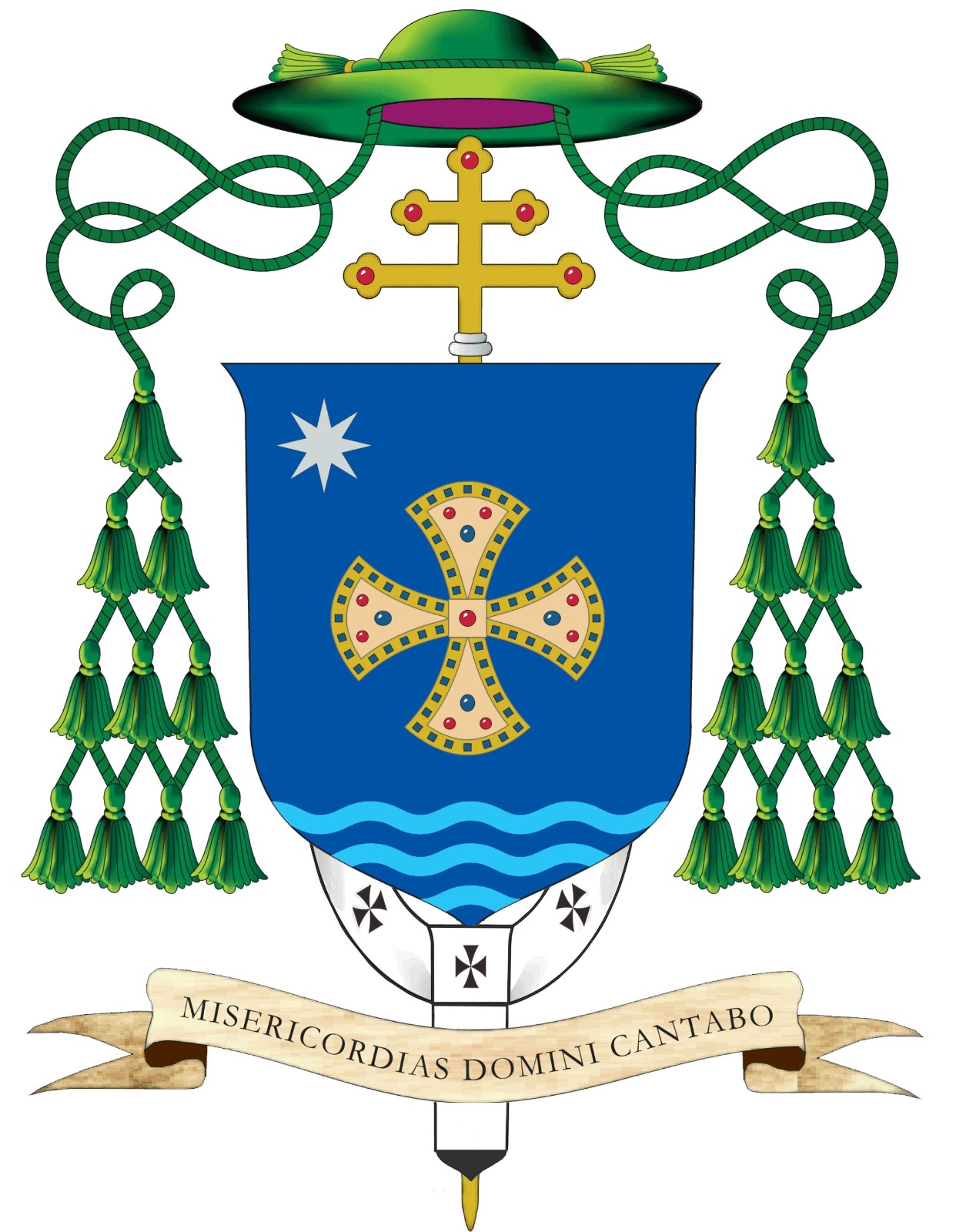Mons. Satriano. Lo stemma e il motto — Arcidiocesi Bari-Bitonto