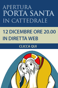 Banner diretta Apertura Porta Santa in Cattedrale