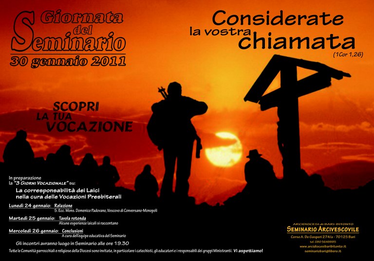 “3 Giorni Vocazionale" in preparazione alla Giornata del Seminario 2011