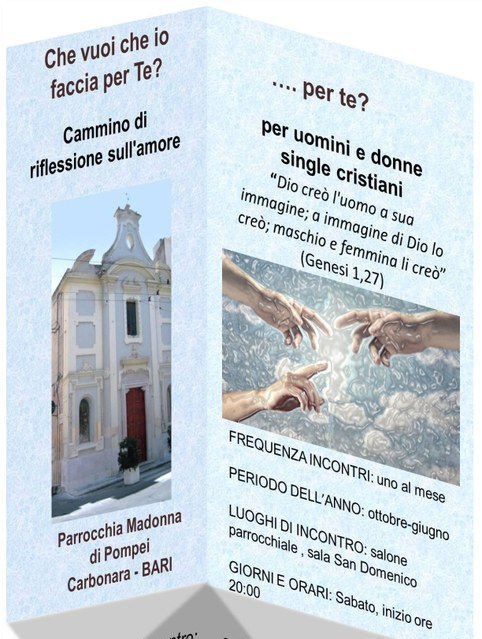 Che vuoi che io faccia per Te?... per te?