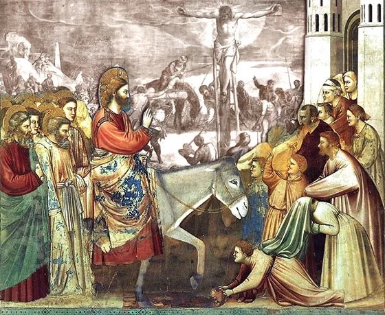 Domenica delle Palme e della Passione del Signore. Fattosi carne il Verbo ora entra anche nella morte