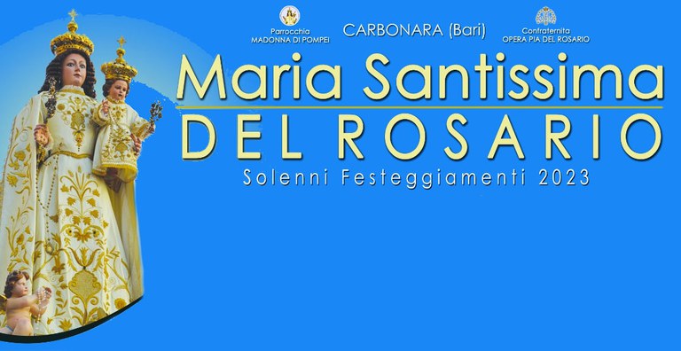 Festeggiamenti in onore della Beata Vergine del Rosario