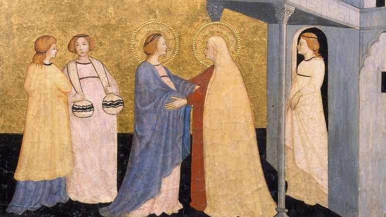 Visitazione della Vergine - maestro dell'Italia centrale