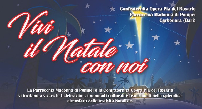 Vivi il Natale con noi!