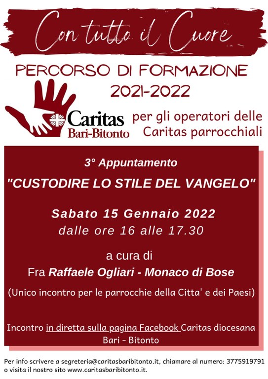 “Con tutto il cuore”