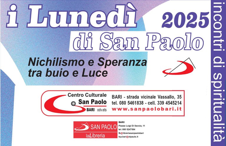 “I Lunedì di San Paolo” 2025