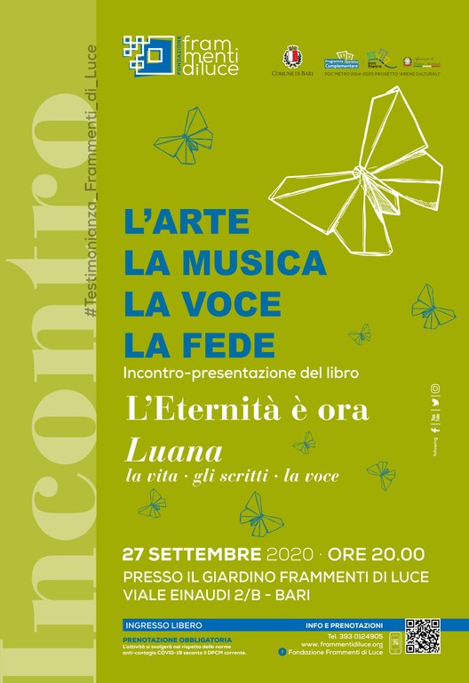 “L’arte, la musica, la voce, la fede”