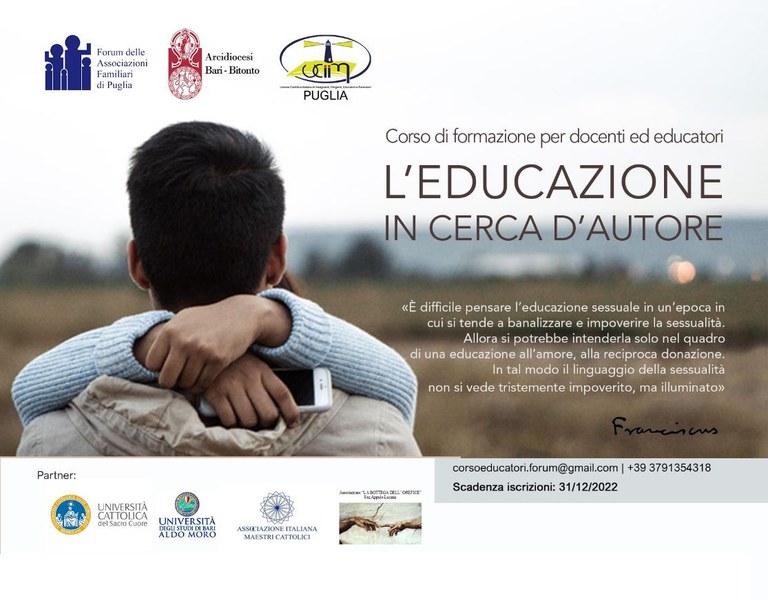 “L’educazione in cerca di autore”