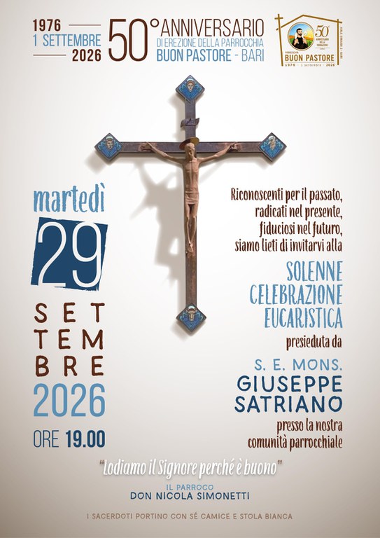 50 anni della parrocchia Buon Pastore: una celebrazione di gratitudine e di speranza
