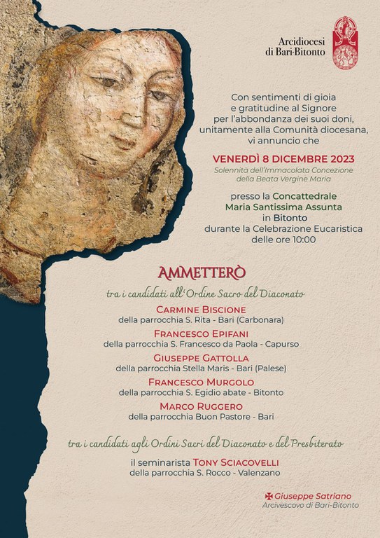 Ammissione candidati agli Ordini Sacri