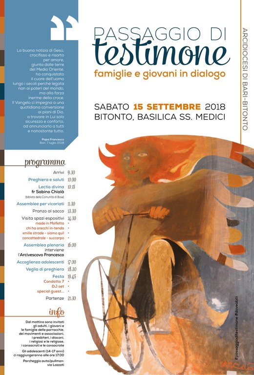 Assemblea Diocesana 2018: Passaggio di testimone