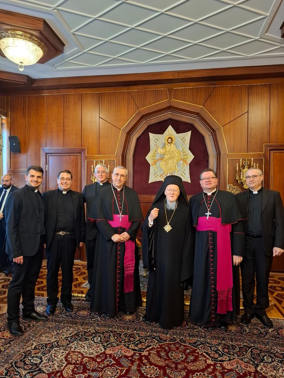 Bartolomeo I, Arcivescovo di Costantinopoli-Nuova Roma e Patriarca Ecumenico riceve la visita di Mons. Giuseppe Satriano, Arcivescovo di Bari-Bitonto