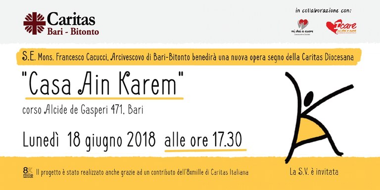Benedizione e inaugurazione "Casa Ain Karem"