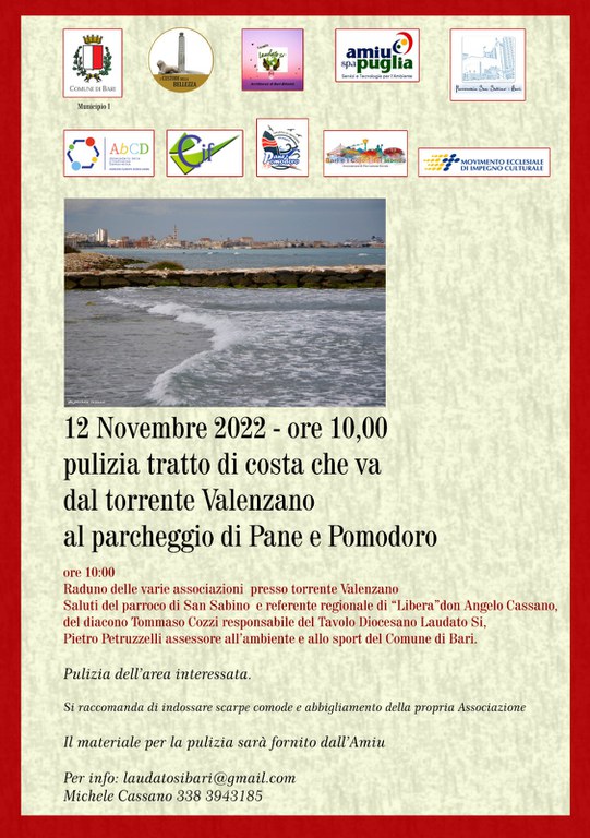 Clean Up tratto di costa dal "torrente Valenzano" a "Pane e Pomodoro"