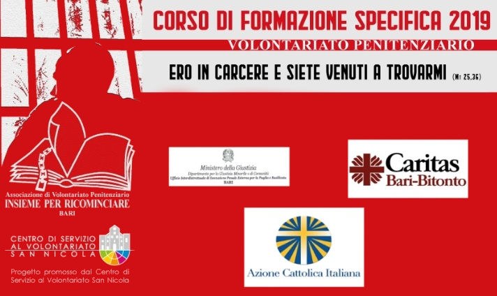 Corso di formazione specifica per volontari nelle carceri