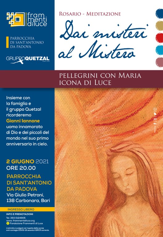 Dai Misteri al Mistero. Pellegrini con Maria icona di Luce