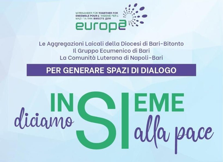 Diciamo insieme "Sì" alla Pace