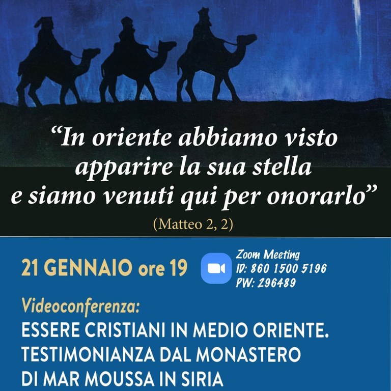 Essere Cristiani in Medio Oriente. Testimonianza dal Monastero di Mar Moussa in Siria