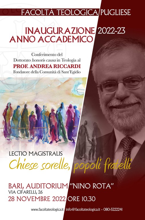 Facoltà Teologica Pugliese Inaugurazione Anno Accademico 2022-2023