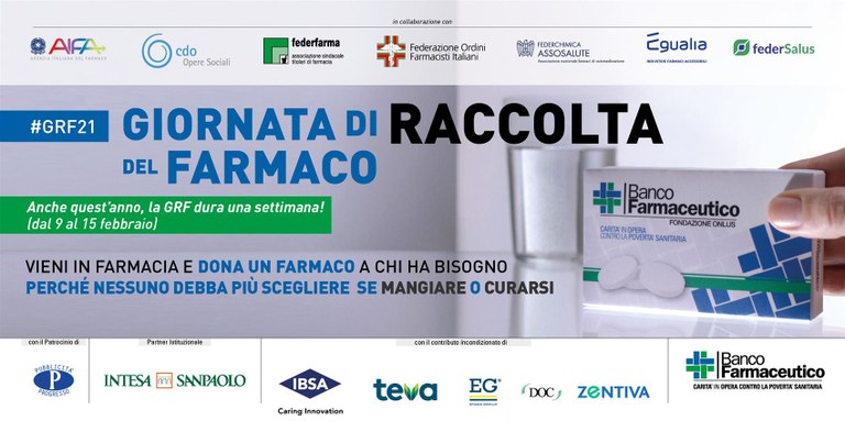 Giornata di raccolta del farmaco 2021