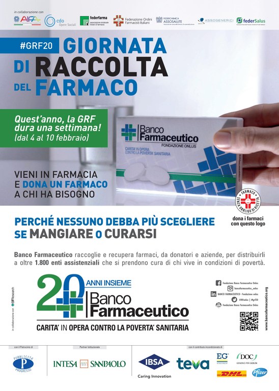 Giornata di Raccolta del Farmaco - Banco Farmaceutico