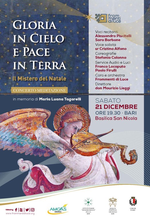 "Gloria in cielo e pace in terra"