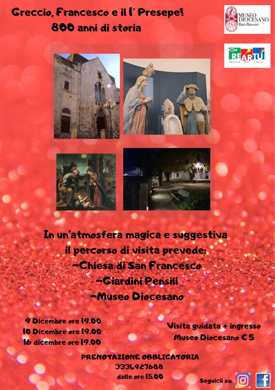 Greccio, Francesco e il suo Presepe! 800 anni di storia!