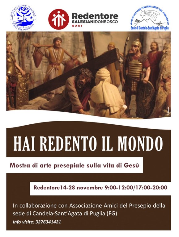 "Hai redento il mondo"