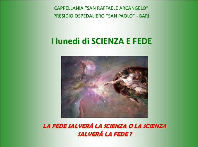 I lunedì di Scienza e Fede
