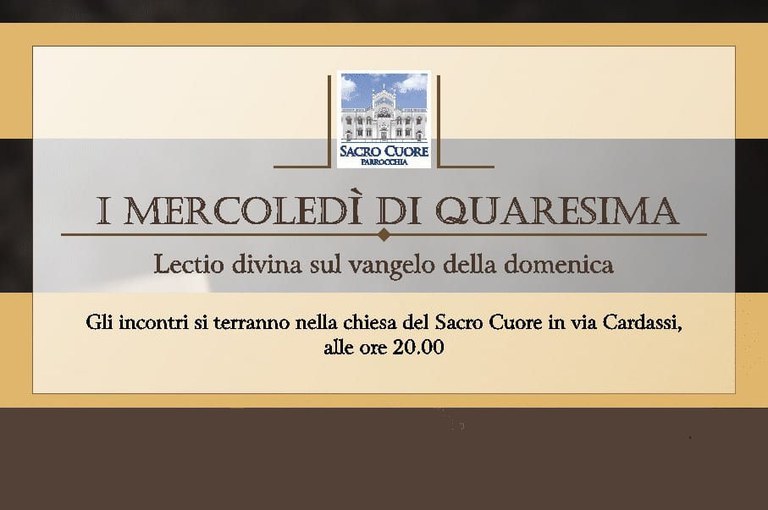 I mercoledì di Quaresima