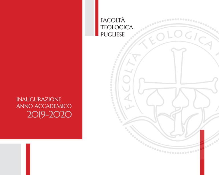 Inaugurazione Anno Accademico 2019-2020 Facoltà Teologica Pugliese
