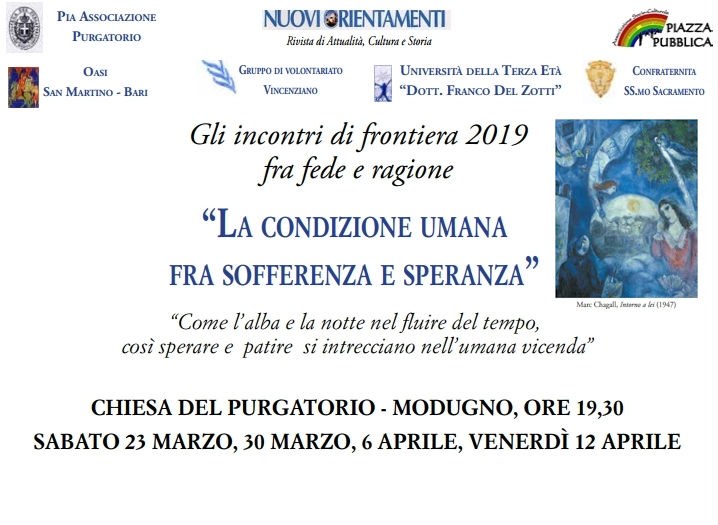 Incontri di frontiera 2019: fra fede e ragione