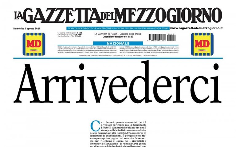 «La Gazzetta ci manca»