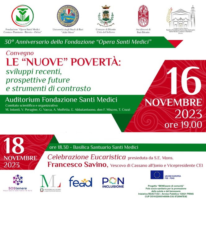 Le nuove povertà: sviluppi recenti, prospettive future e strumenti di contrasto