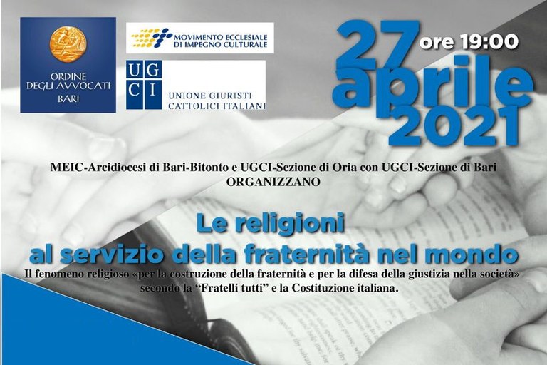 Le religioni al servizio della fraternità nel mondo