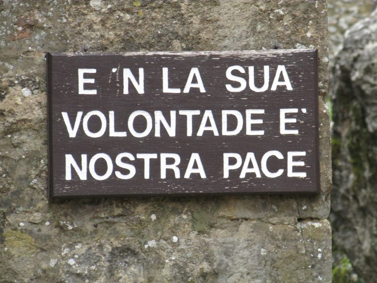 «Nella Sua volontà la nostra pace» (Mc 14,32-42)
