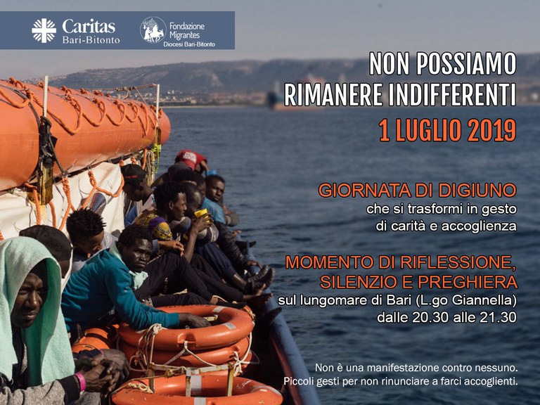 Non possiamo rimanere indifferenti