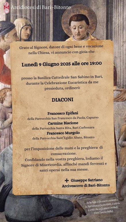 Ordinazione Diaconale