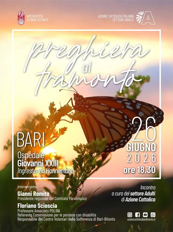 Preghiera al tramonto