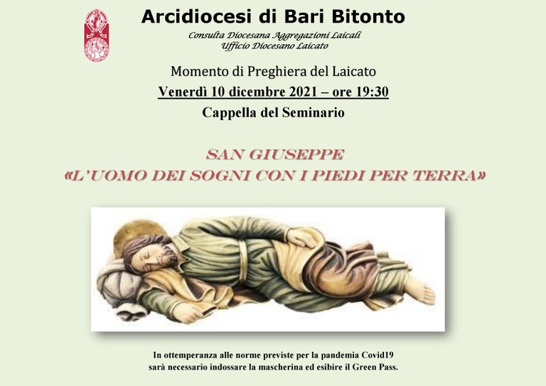San Giuseppe «l’uomo dei sogni con i piedi per terra»