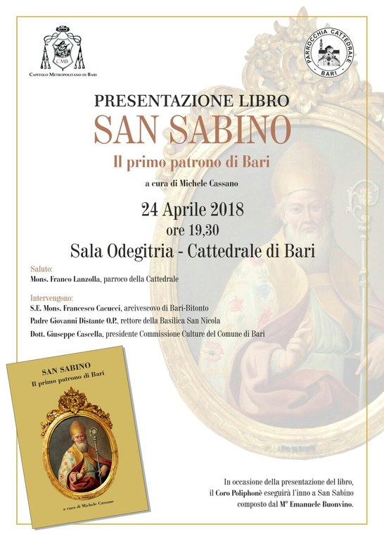 San Sabino il primo Patrono di Bari