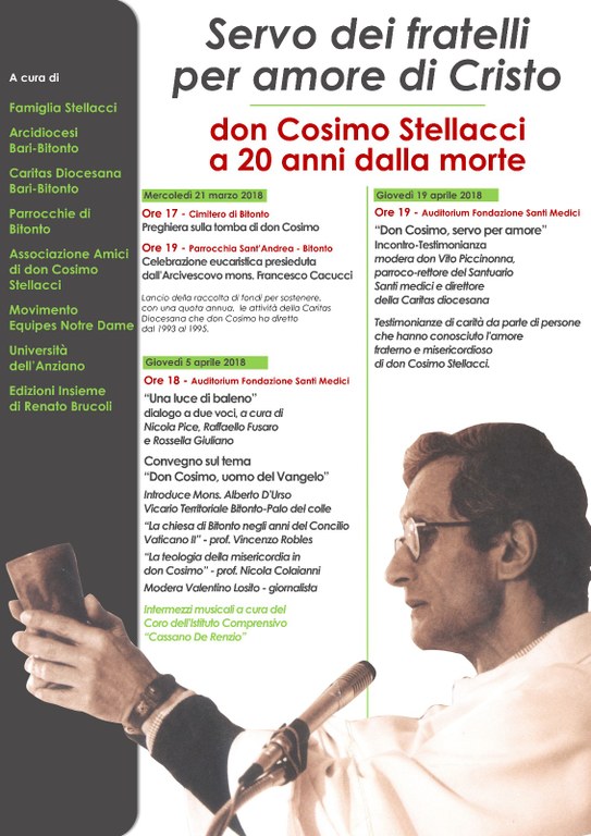 Servo dei fratelli per amore di Cristo. Don Cosimo Stellacci a 20 anni dalla morte