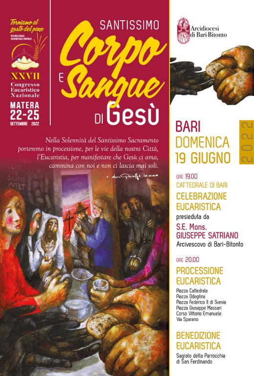 Solennità del Santissimo Corpo e Sangue di Cristo