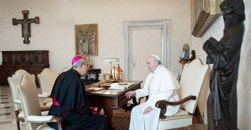 Udienza dal Santo Padre della delegazione dell’Arcidiocesi di Rossano-Cariati