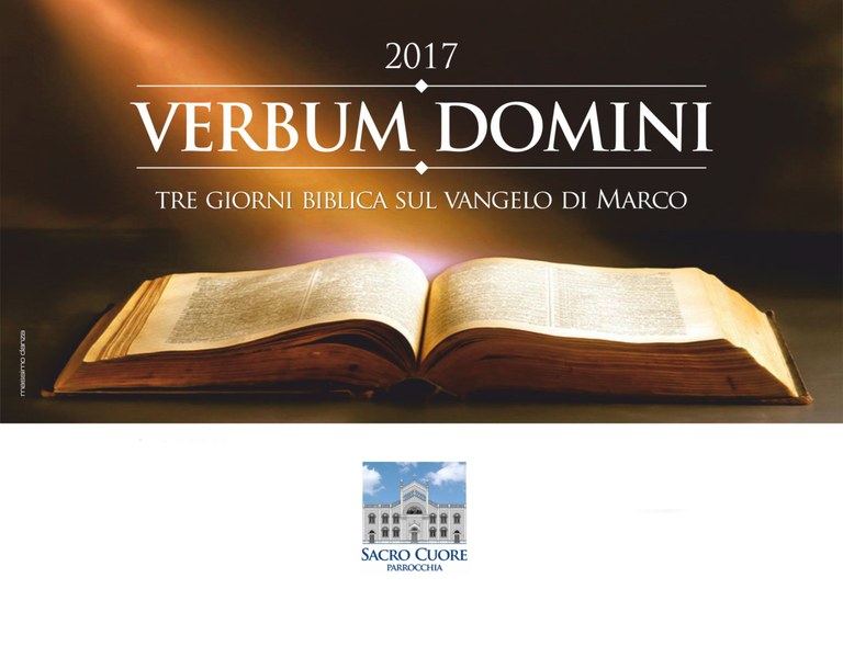 Verbum Domini “Tre giorni” biblica sul Vangelo di Marco