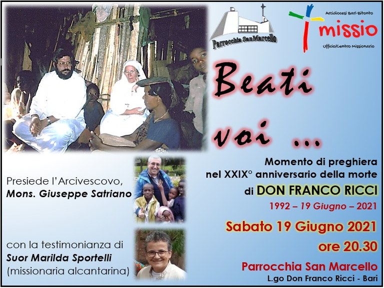 XXIX Anniversario della morte di don Franco Ricci