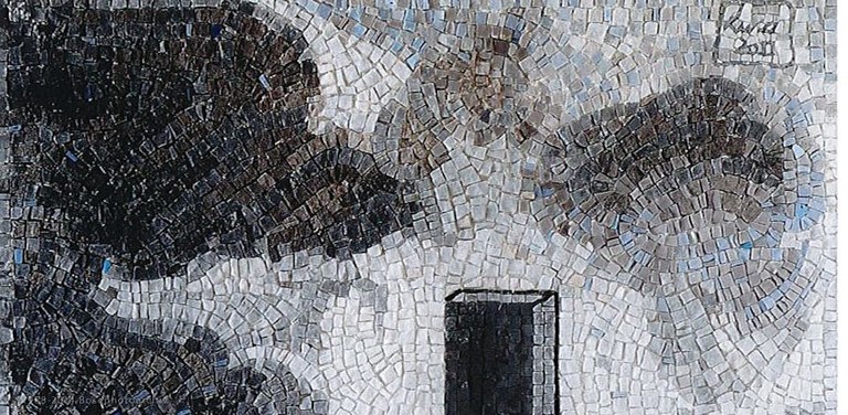 Mosaico realizzato per il progetto di arte pubblica di Tornareccio (Chieti)