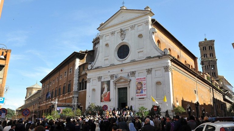 La chiesa di Santo Spirito in Sassia, dove Papa Francesco celebrerà la Messa nella Festa della Divina Misericordia