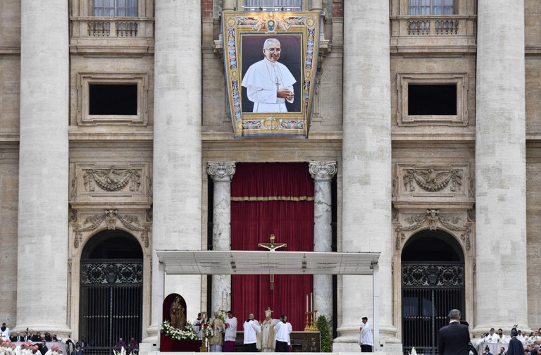 Un momento della Messa di beatificazione di Giovanni Paolo I - Agenzia Romano Siciliani