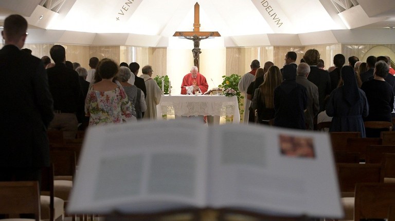 La Messa del Papa a Casa Santa Marta (Vatican Media)